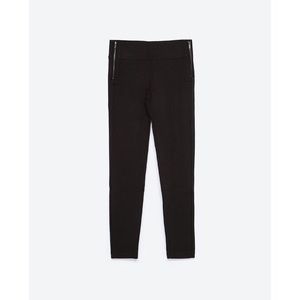 Zara Pants - Zara Dense Stretch Double Hip Zipper Leggings Zara Pants - Zara Dense Stretch Double Hip Zipper Leggings